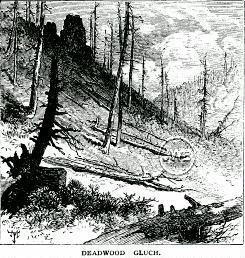 Deadwood Gulch from Scribners monthly - 1877